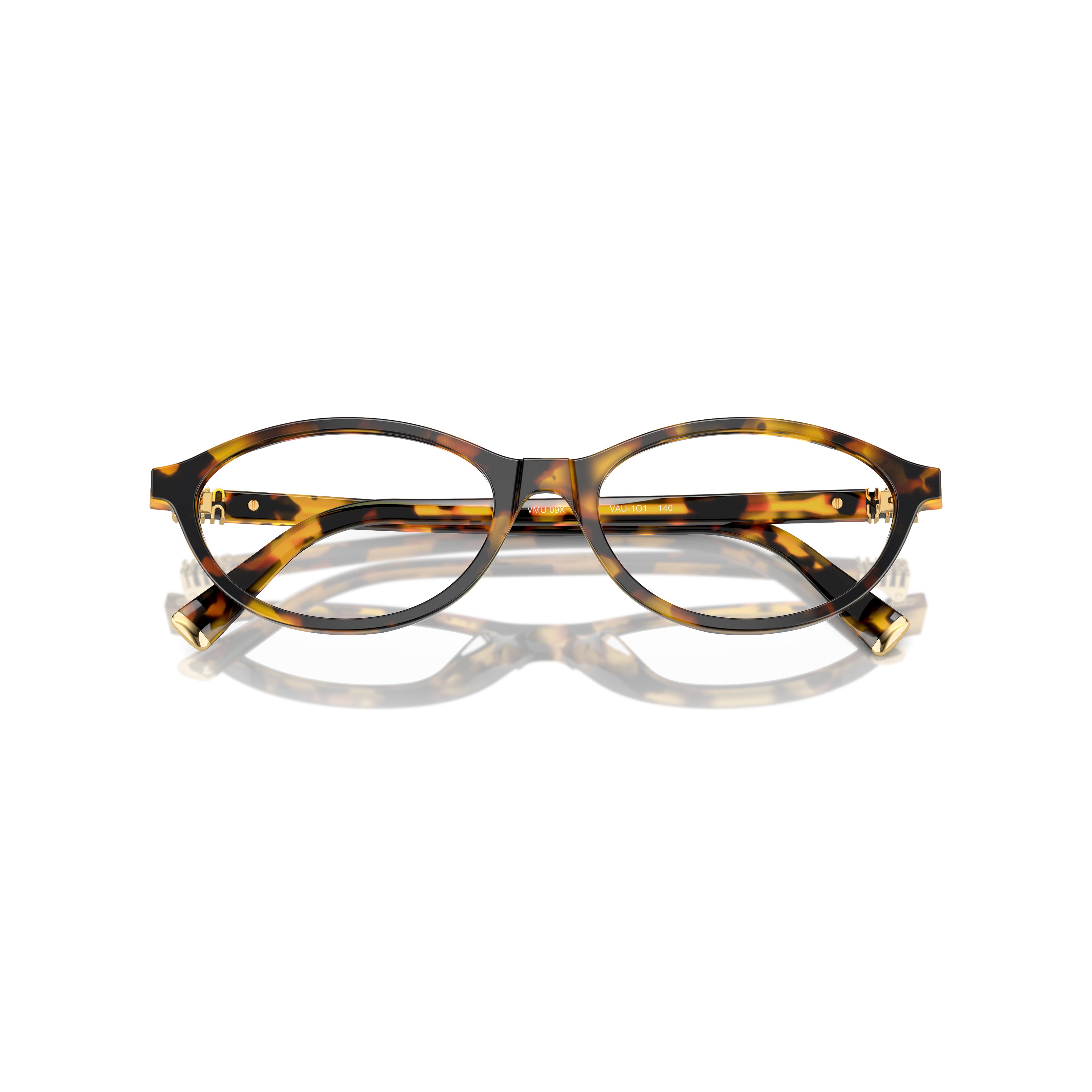 0mu 09xv Tortoiseshell Oval Frame Eyeglasses