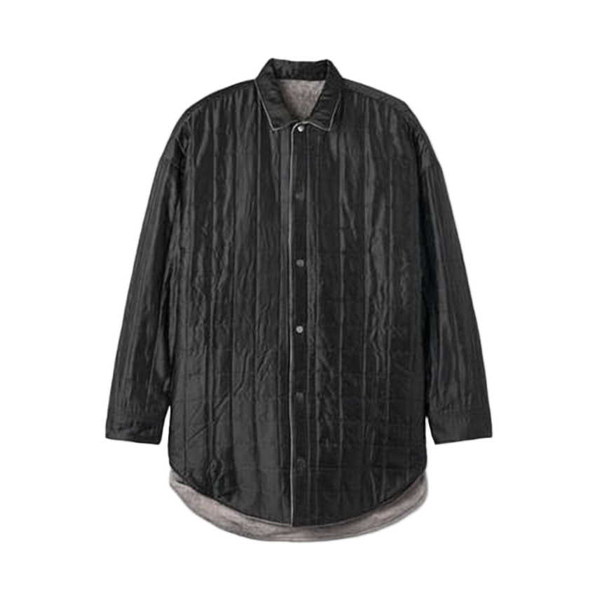Textured Cotton Jacket with Snap Closure