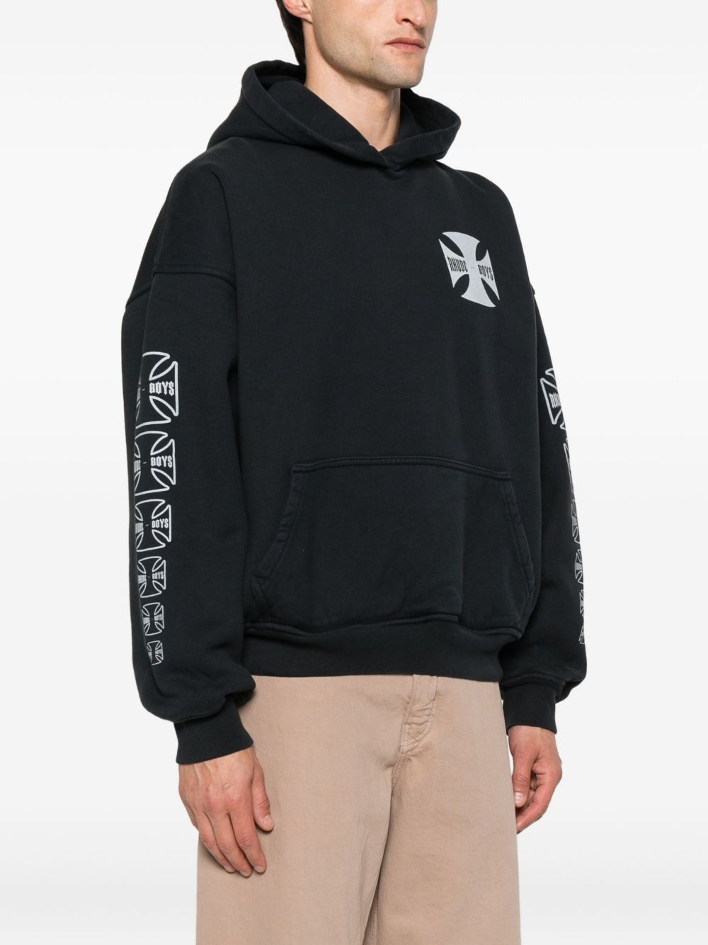 Hooded Black Sweater
