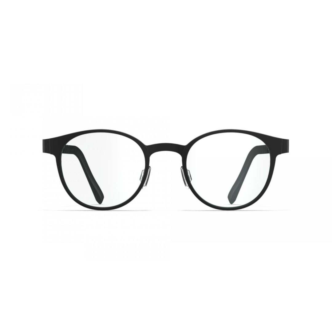 Bf728 Key West Round Frame Sunglasses with Matte Black Finish