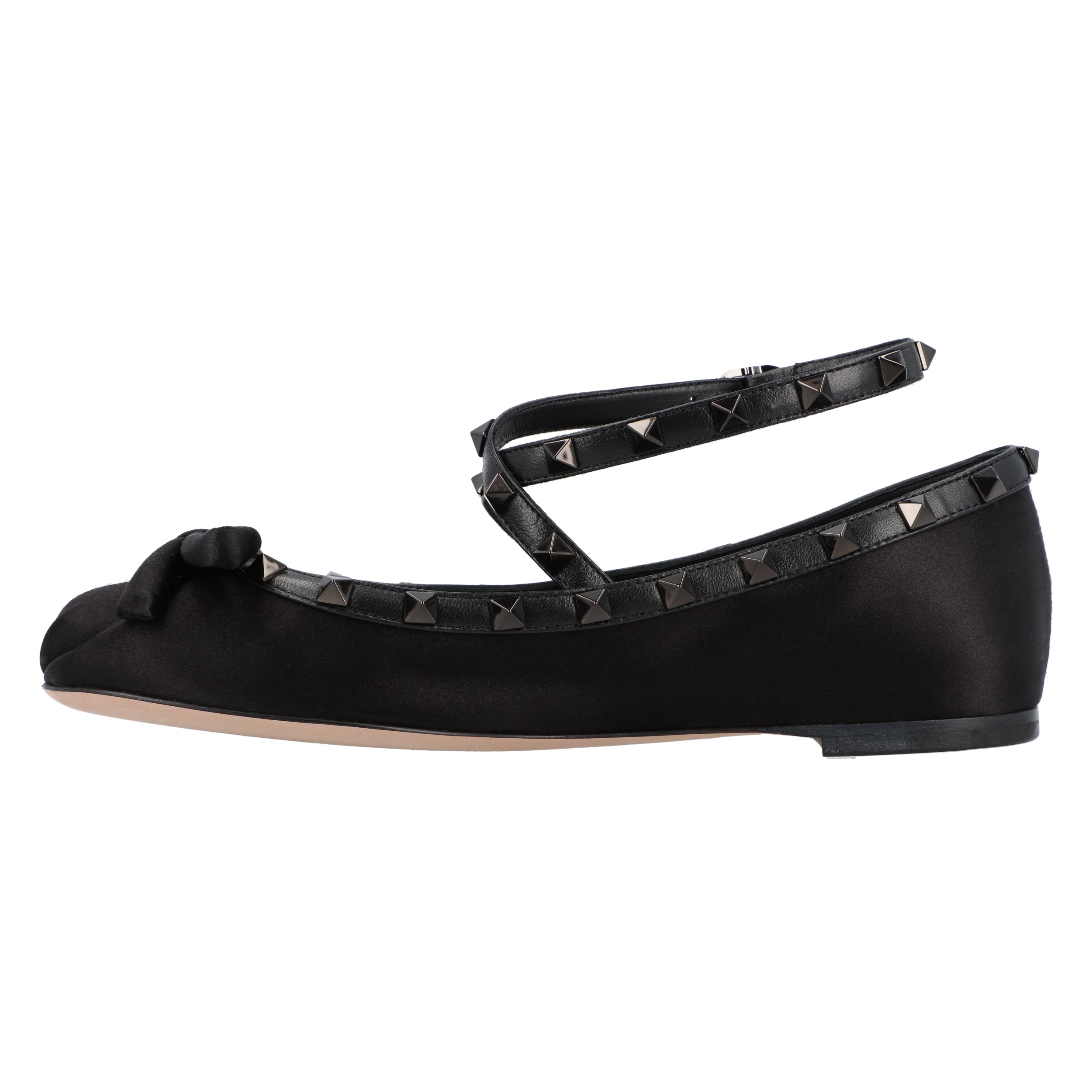 Rockstud Ballerinas Black