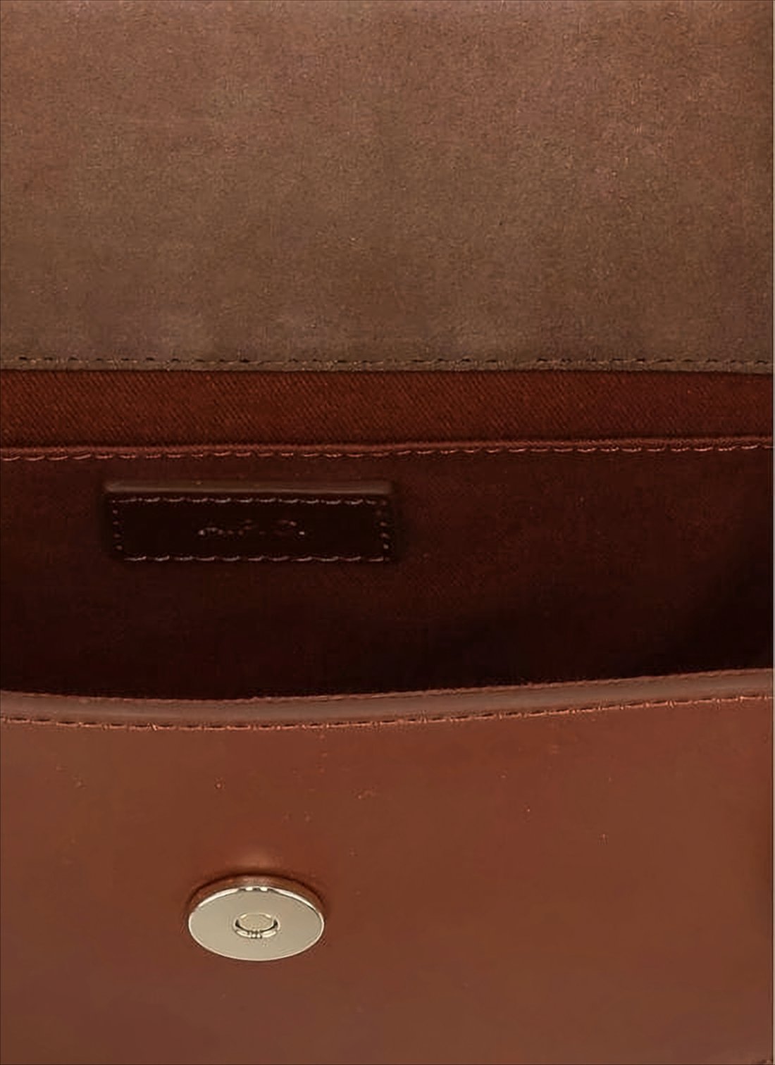Structured Calf Leather Crossbody Bag