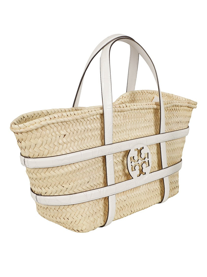 Structured Woven Raffia Tote