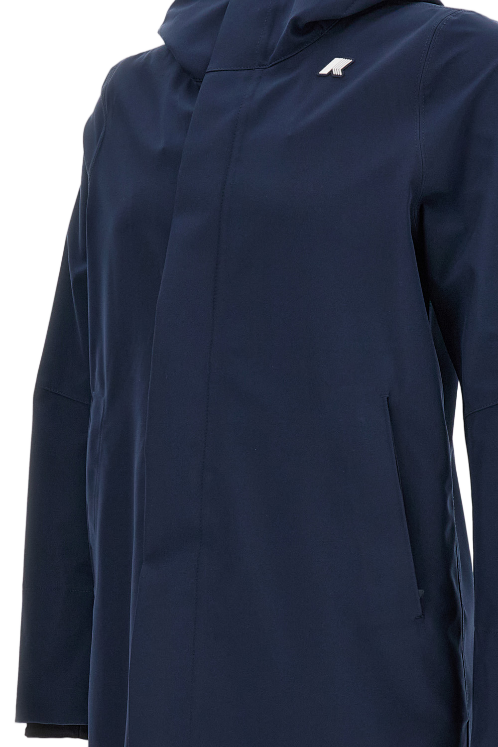 Hooded Minimalist Jacket with Drawstring