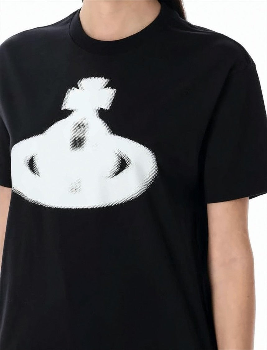 Relaxed Fit Black Graphic Emblem T-Shirt