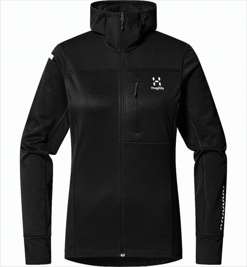 Fitted Black Jacket with High Collar