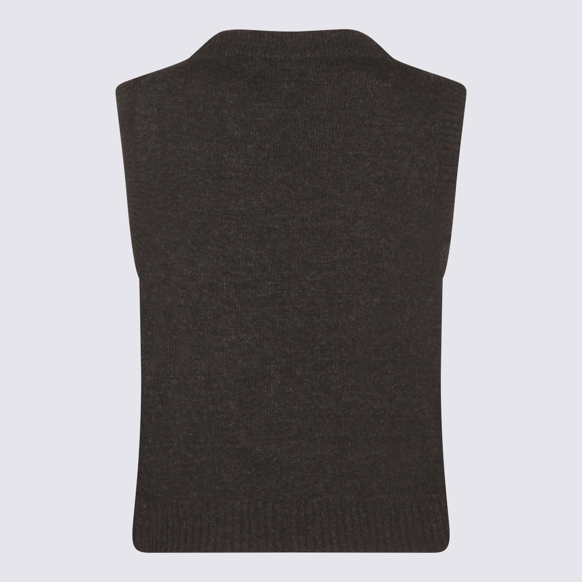 Black Sand Wool Blend Knitwear