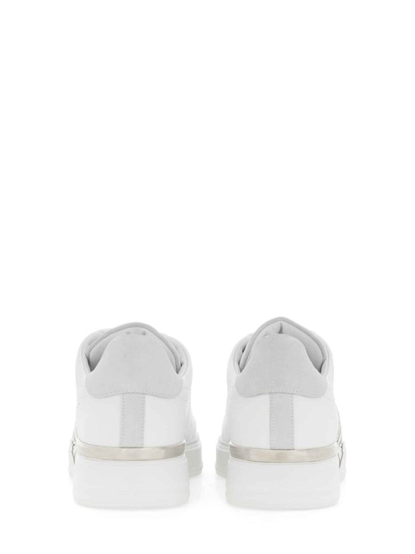 High-Quality Cow Leather Sneakers With Logo