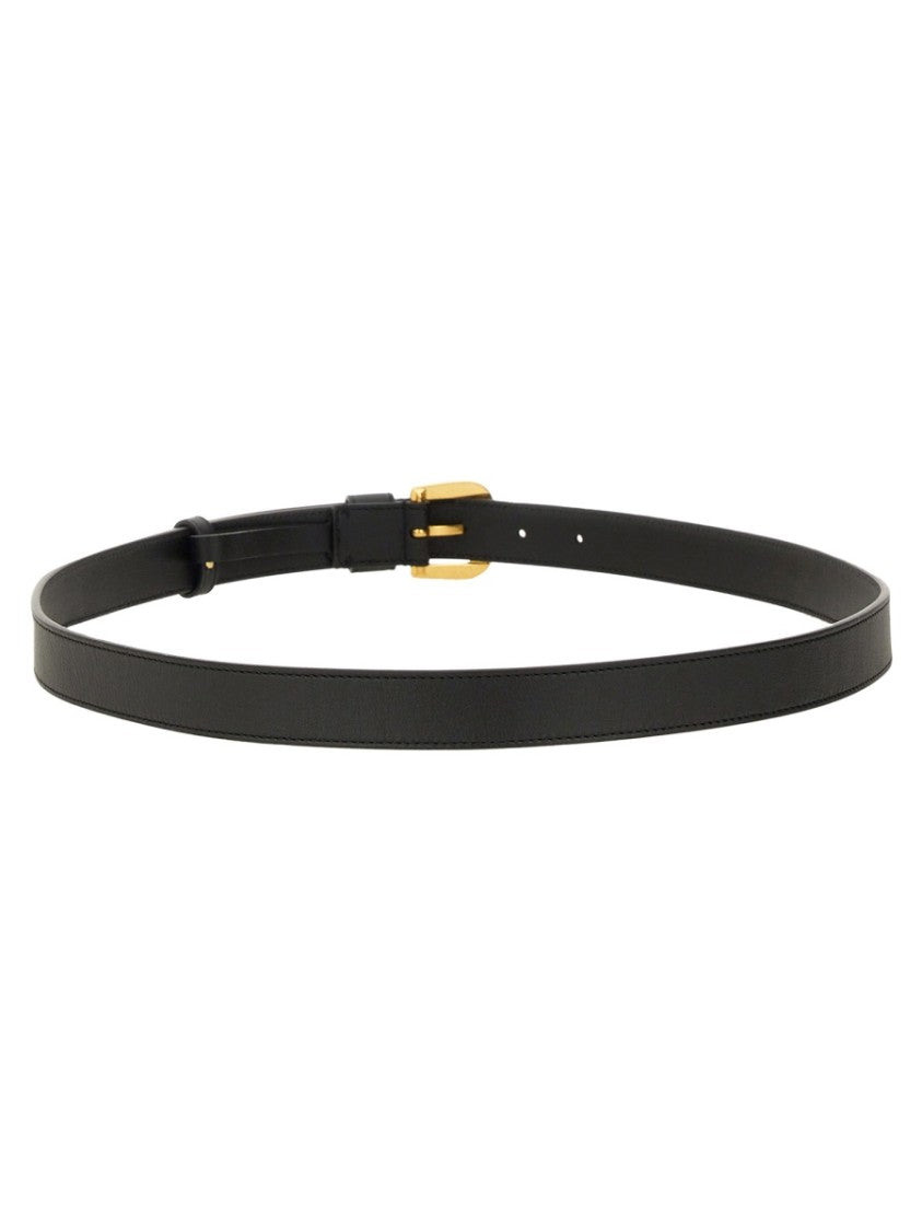 Glossy Calfskin "Vlogo Signature" Belt