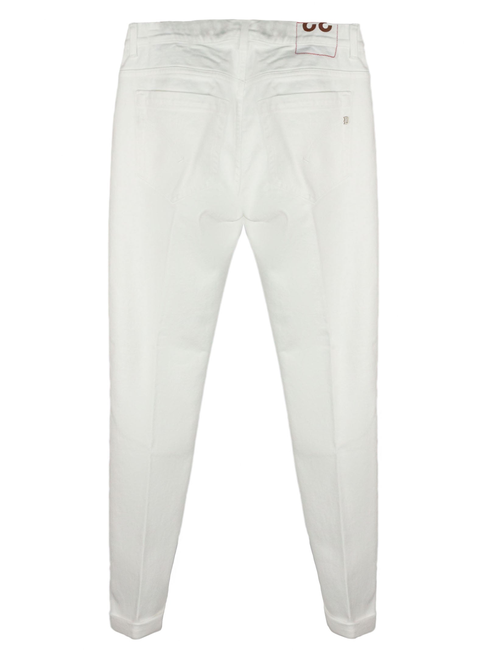 Milk White George Cotton Trousers
