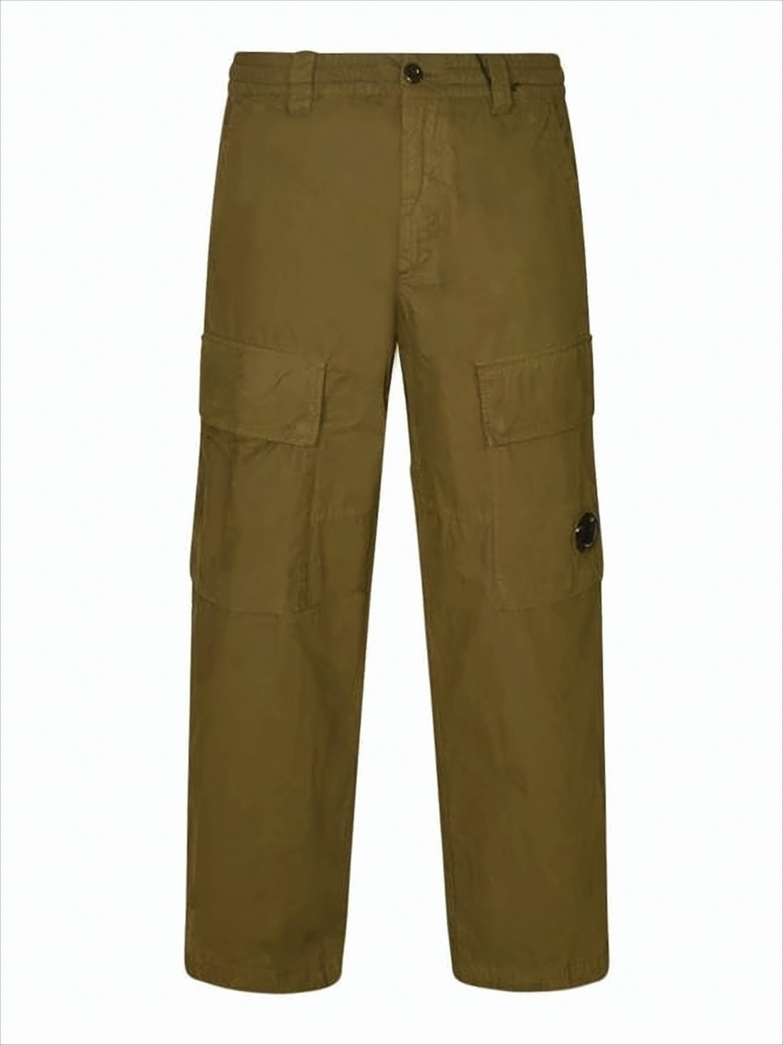 Micro-Labs Brown Cargo Pants with Flap Pockets
