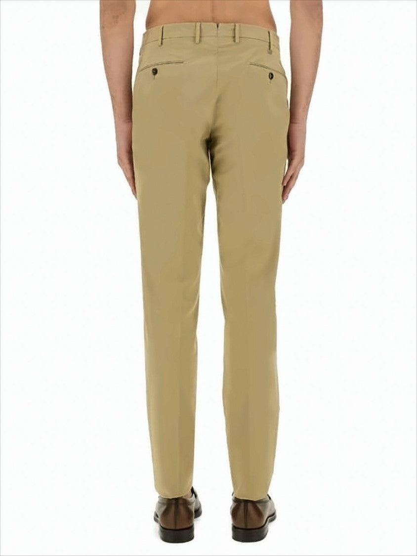Straight-Fit Tailored Pants with Refined Detailing