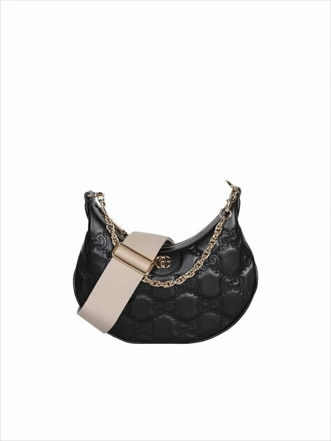 Crescent-Shaped Shoulder Bag