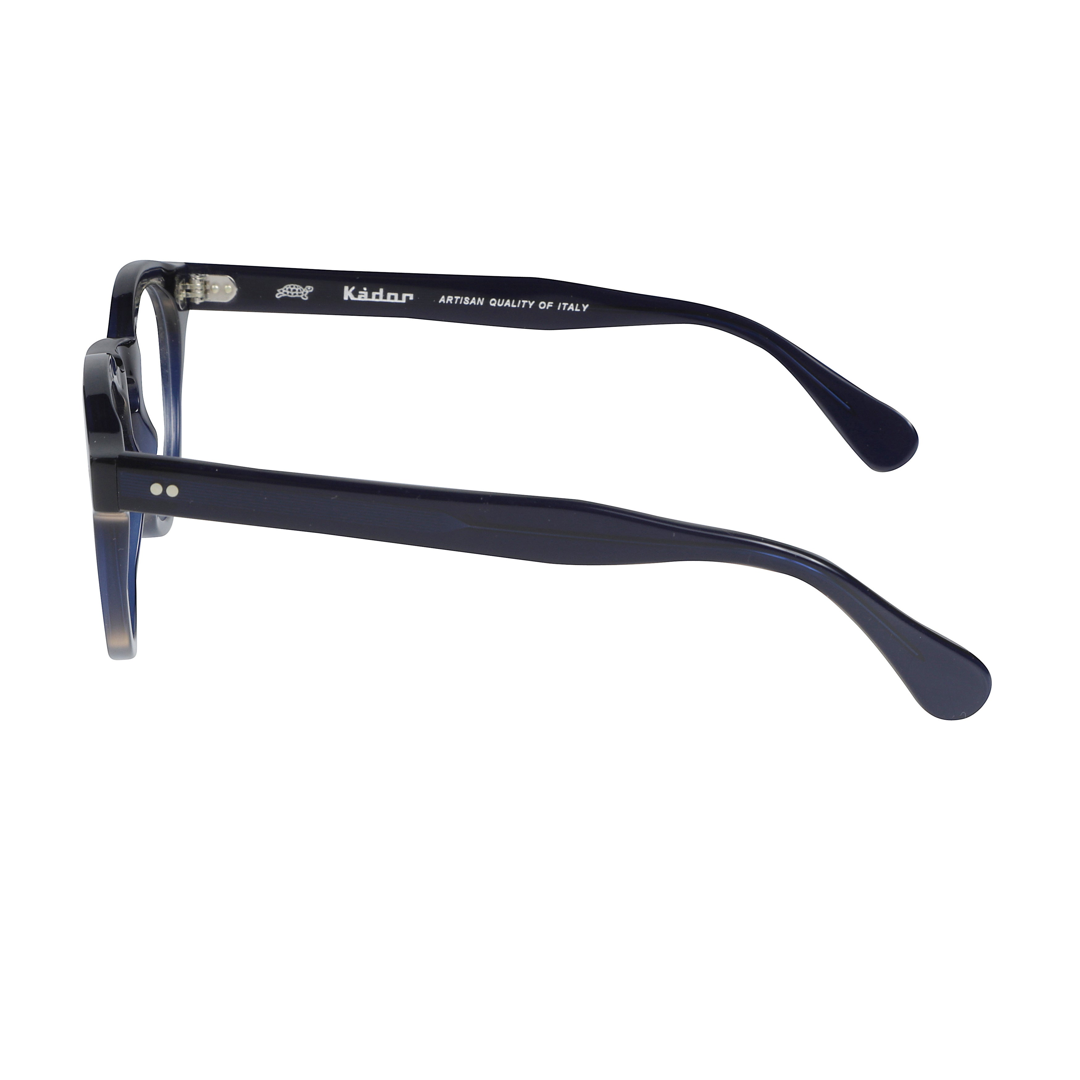 Tony Rounded Frame Eyeglasses with Keyhole Bridge