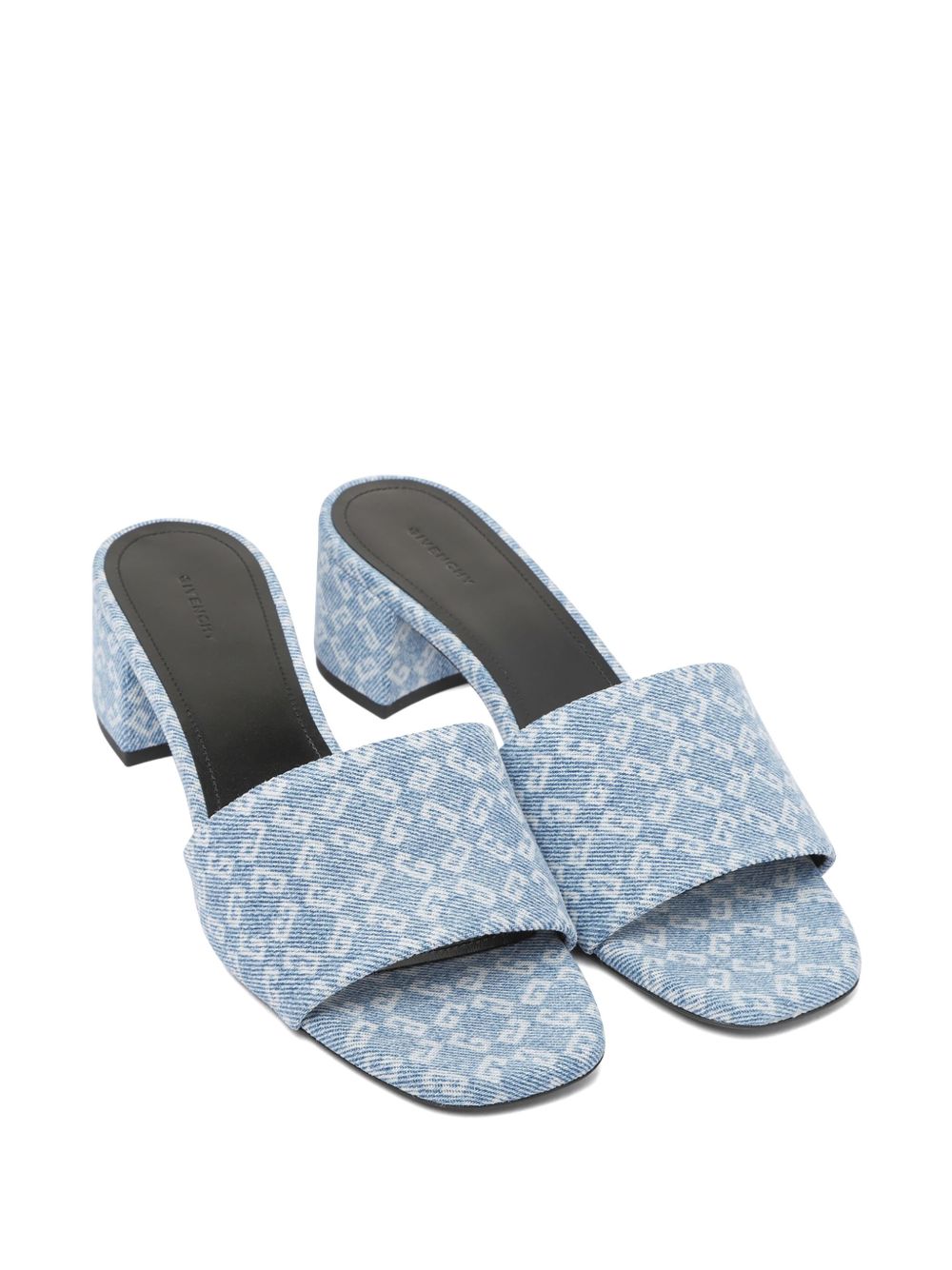 Light Blue Slip-On Sandals