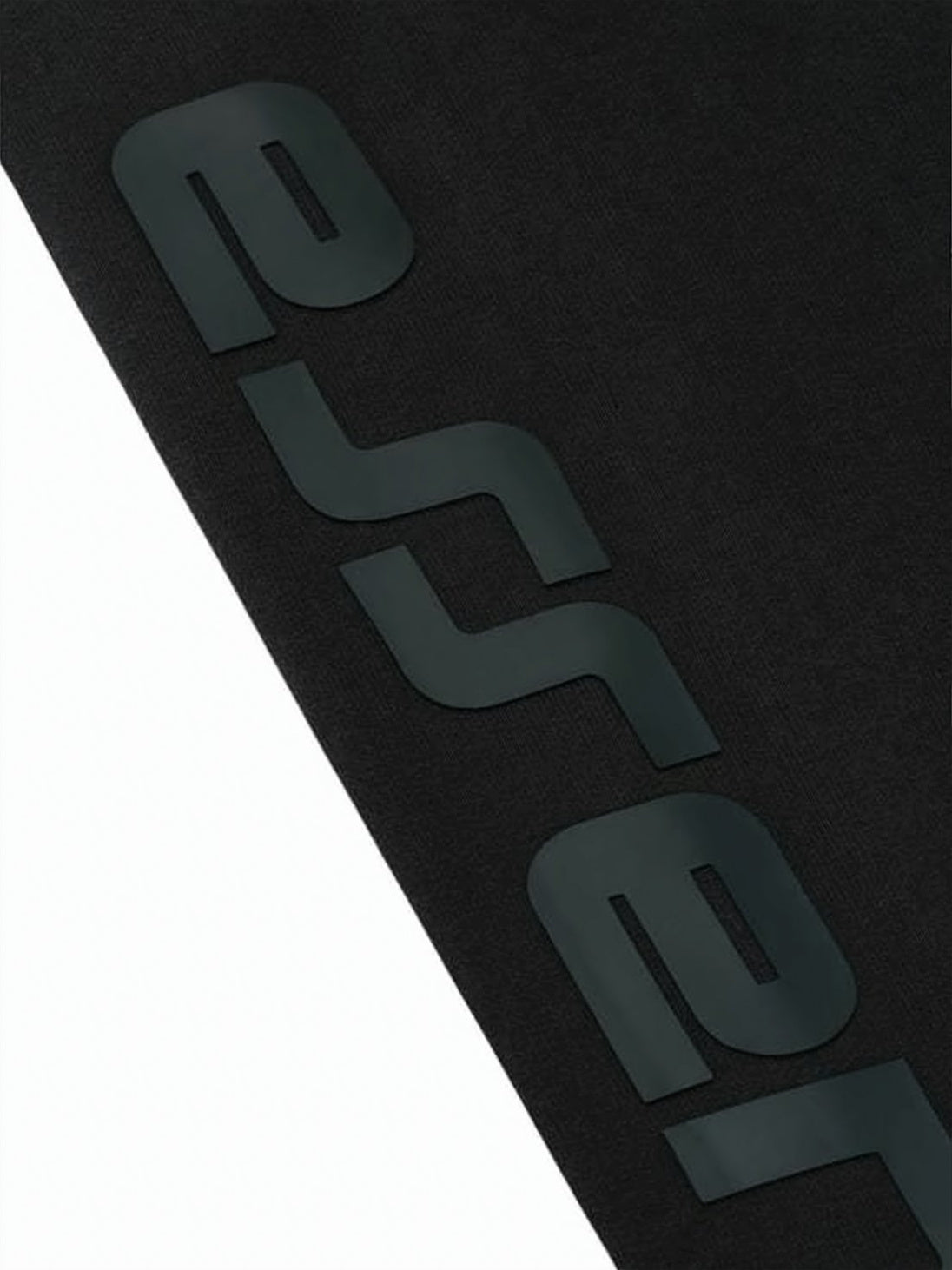 Black Long Sleeve Sweatshirt with Tonal Branding