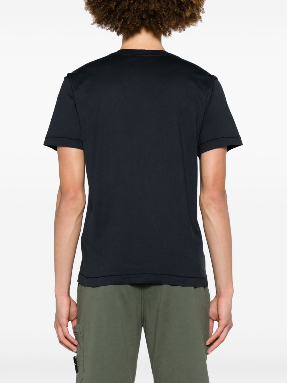 Soft Cotton T-Shirt With Distinctive Logo Patch