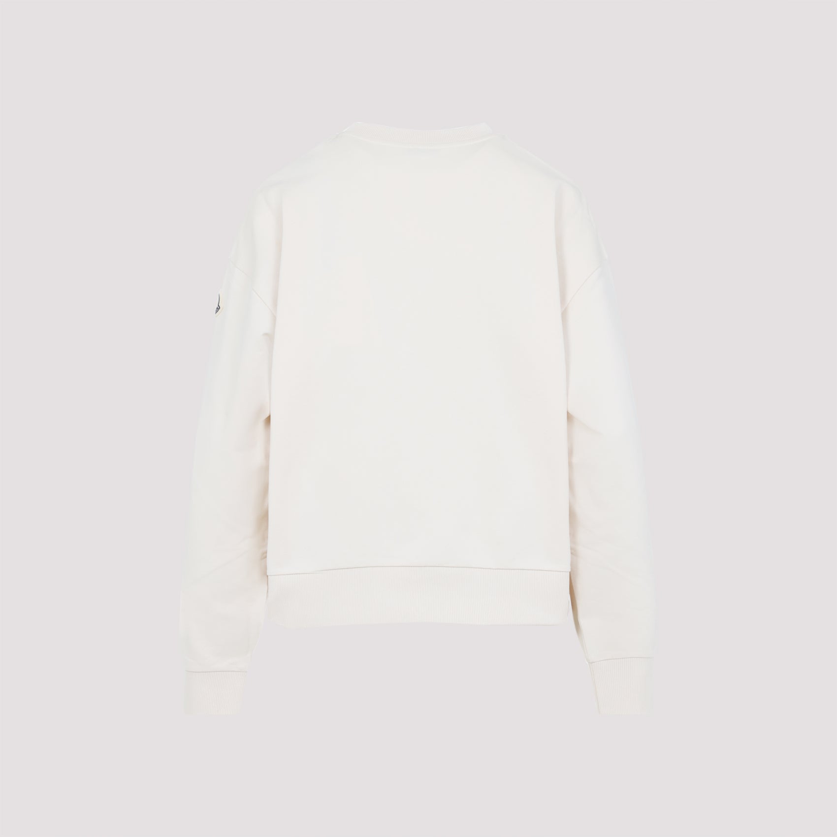 Relaxed-Fit Cotton Sweatshirt with Embossed Logo Details
