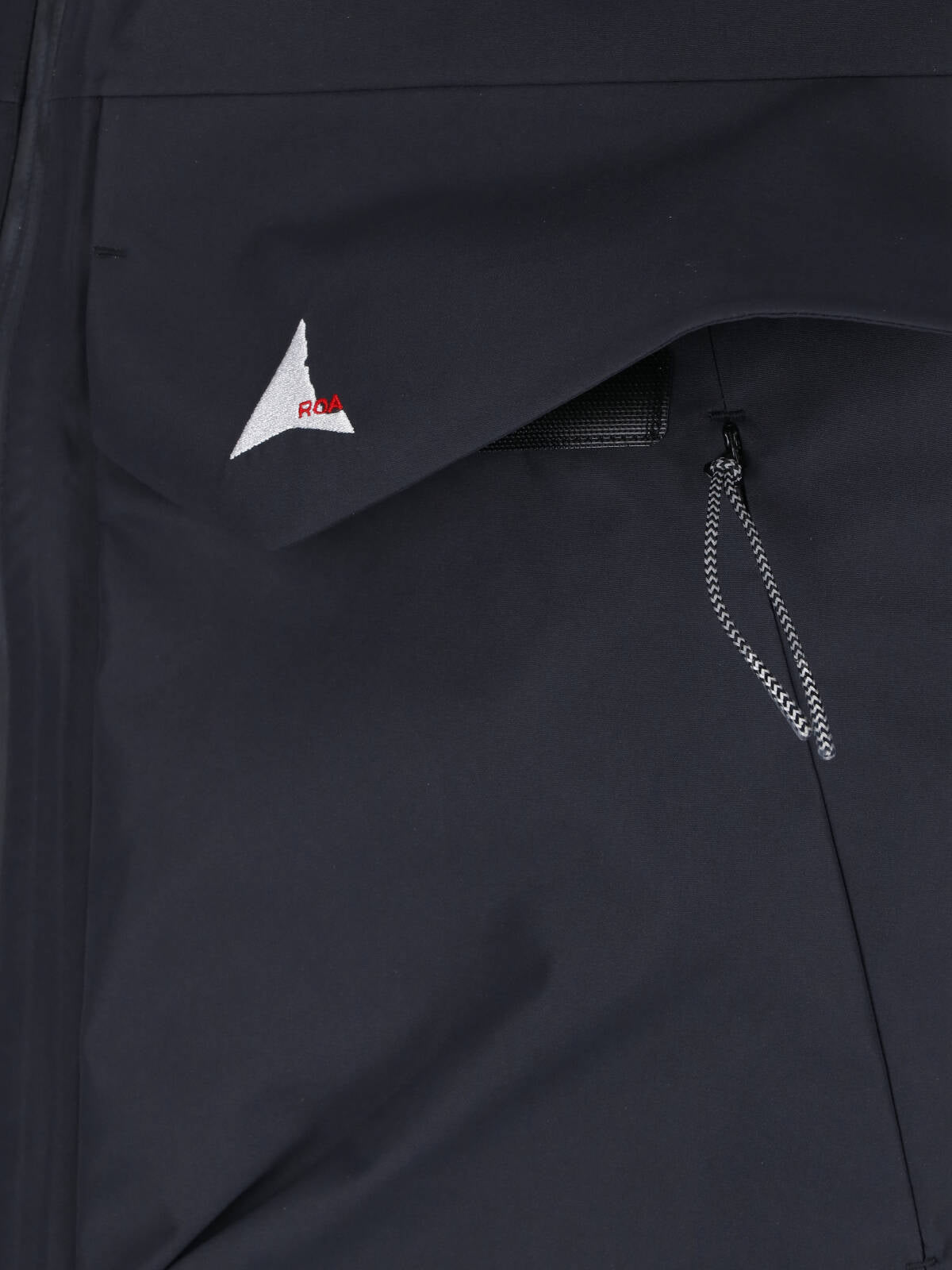 Black Functional Adjustable Hooded Jacket