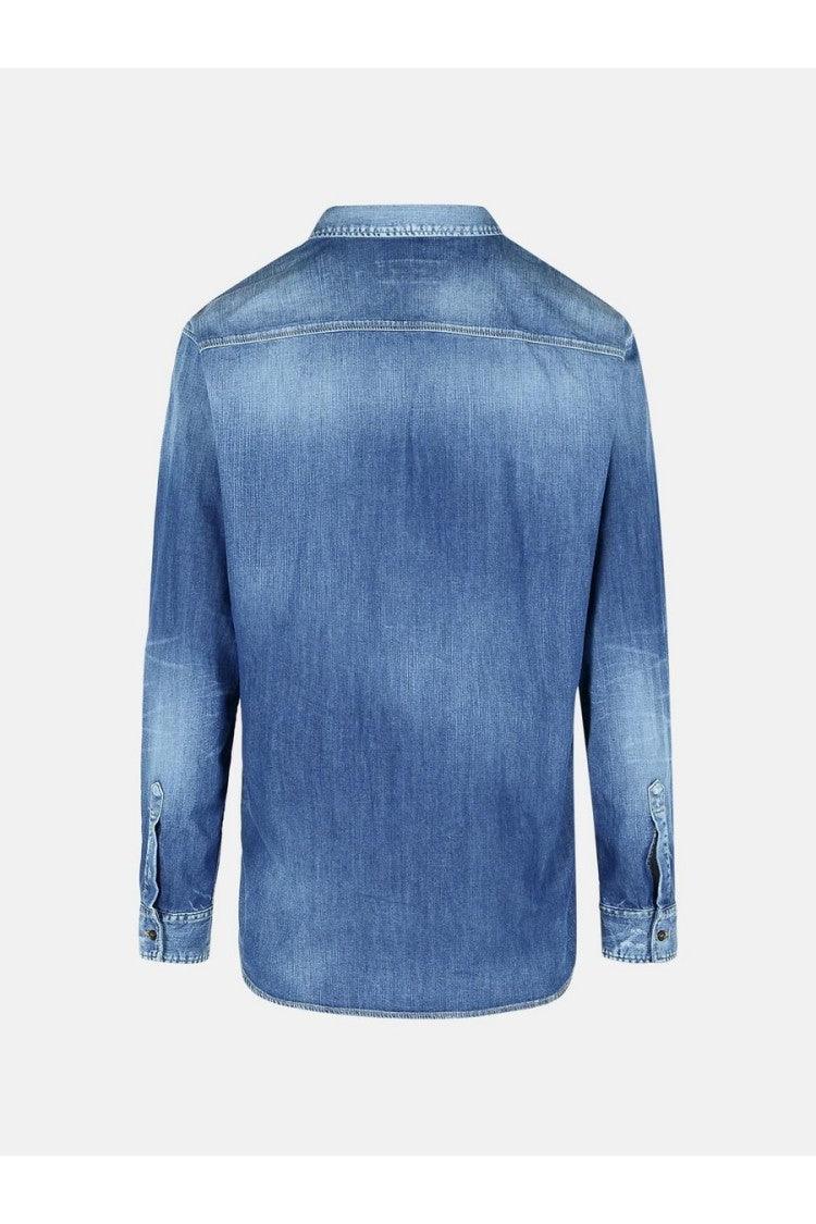 Classic Fitted Denim Shirt