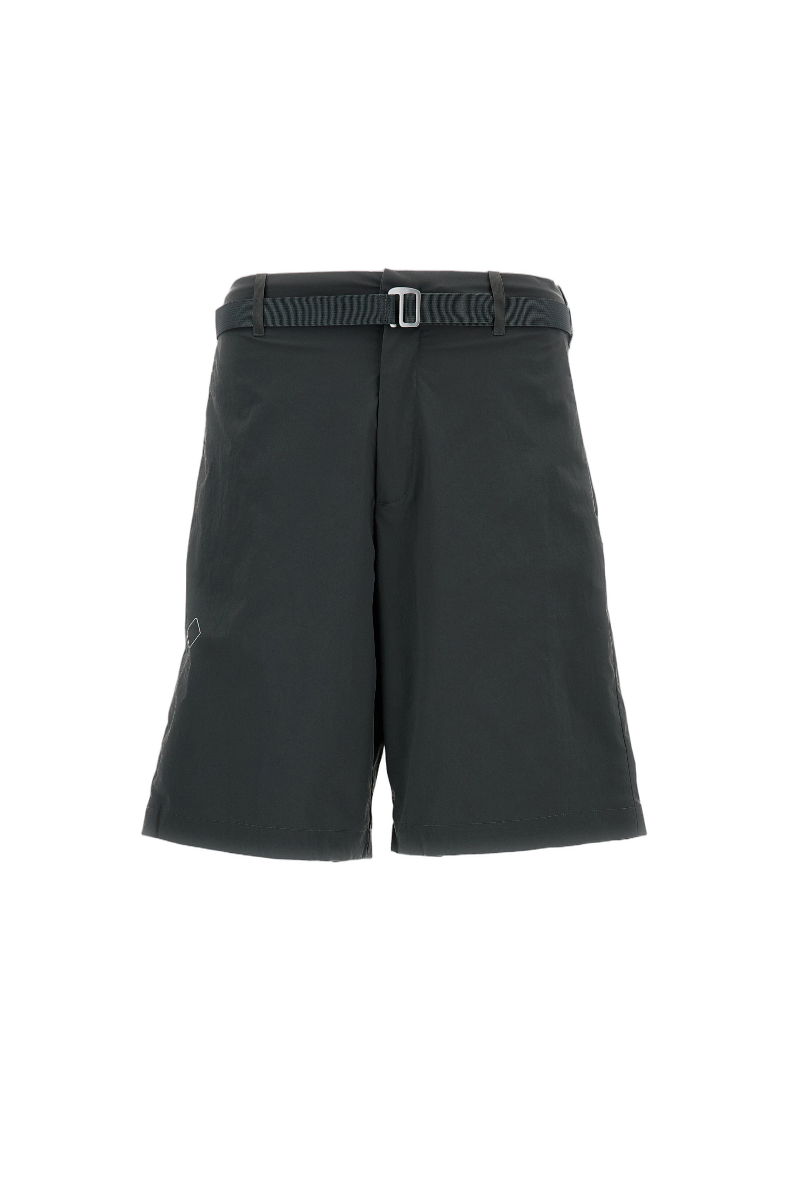 Grey Off-Race Tech Shorts