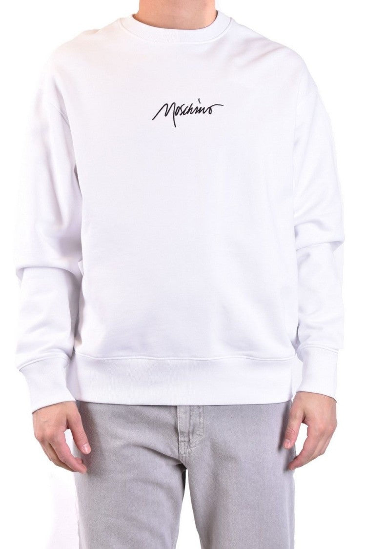 White Cotton Sweatshirt