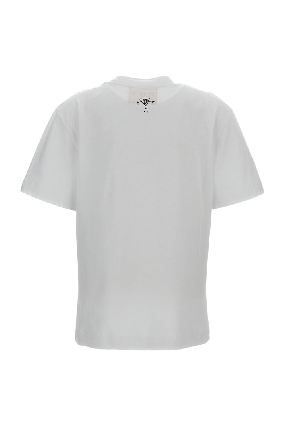 Boxy-Fit Multicolor Printed Crew-Neck T-Shirt