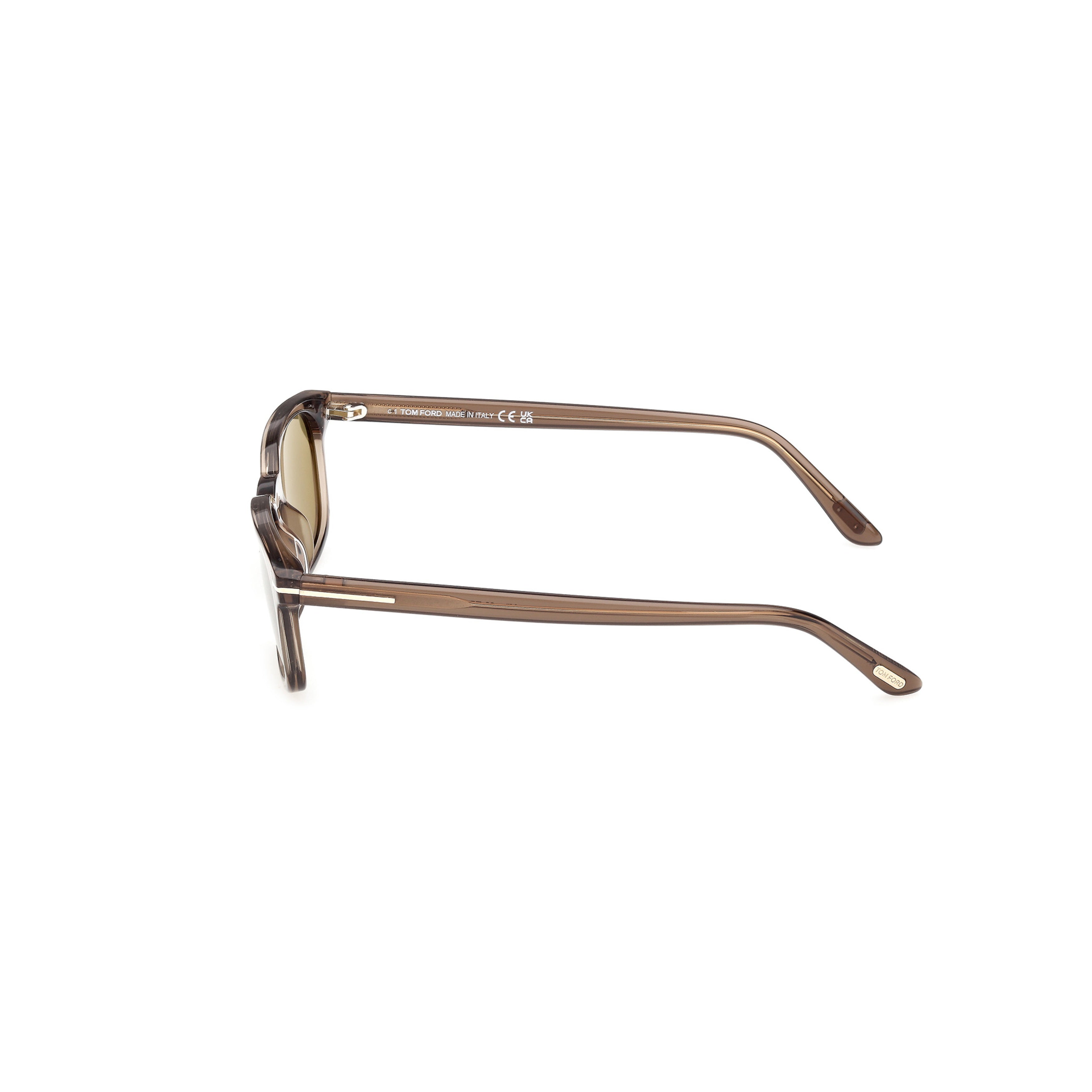 Ft1300 Translucent Acetate Rectangular Sunglasses