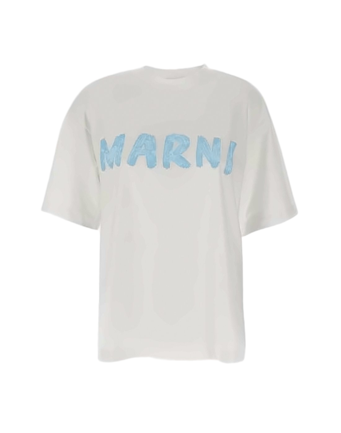 Textured Graphic Print Short-Sleeved T-Shirt