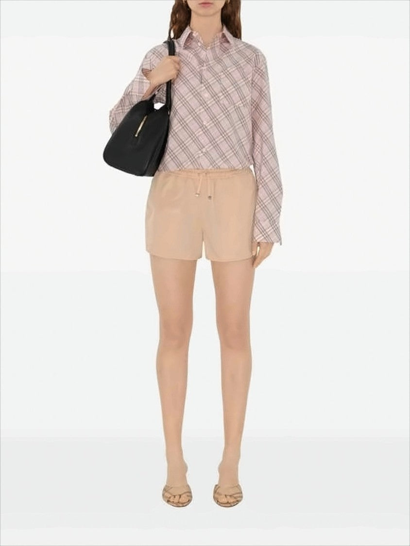 Relaxed-Fit Nylon-Cotton Blend Shorts
