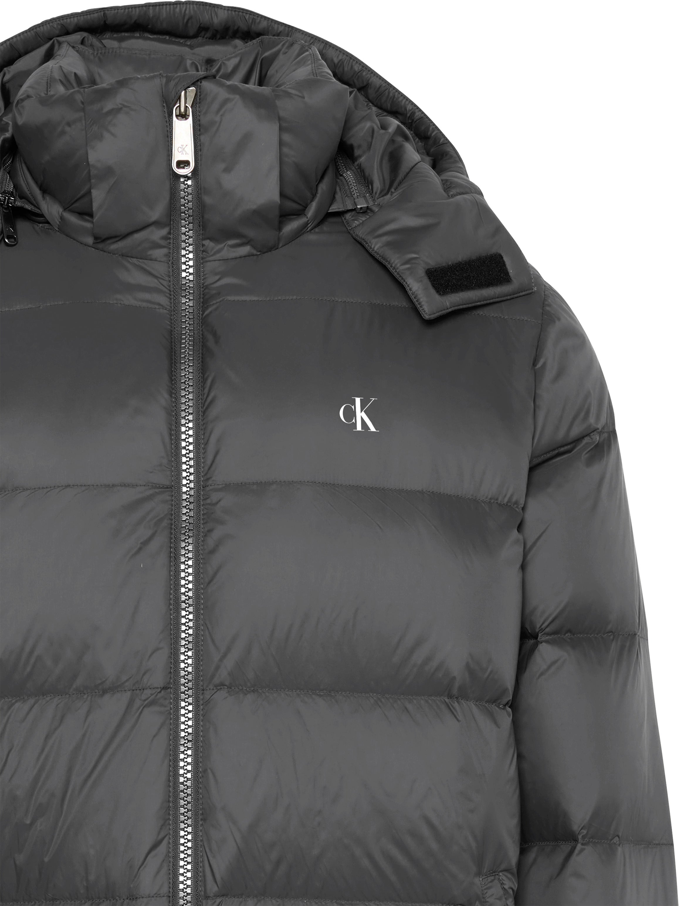 Classic Fit Insulated Nylon Puffer Coat