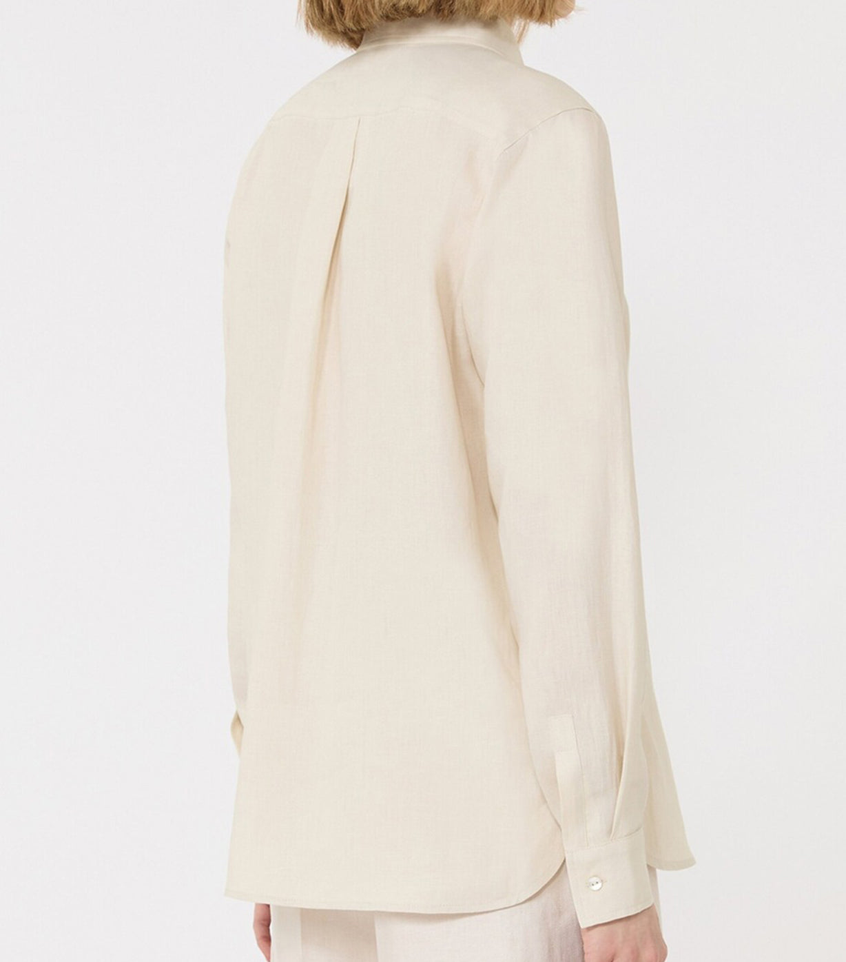 Silk Shirt with Concealed Button Placket