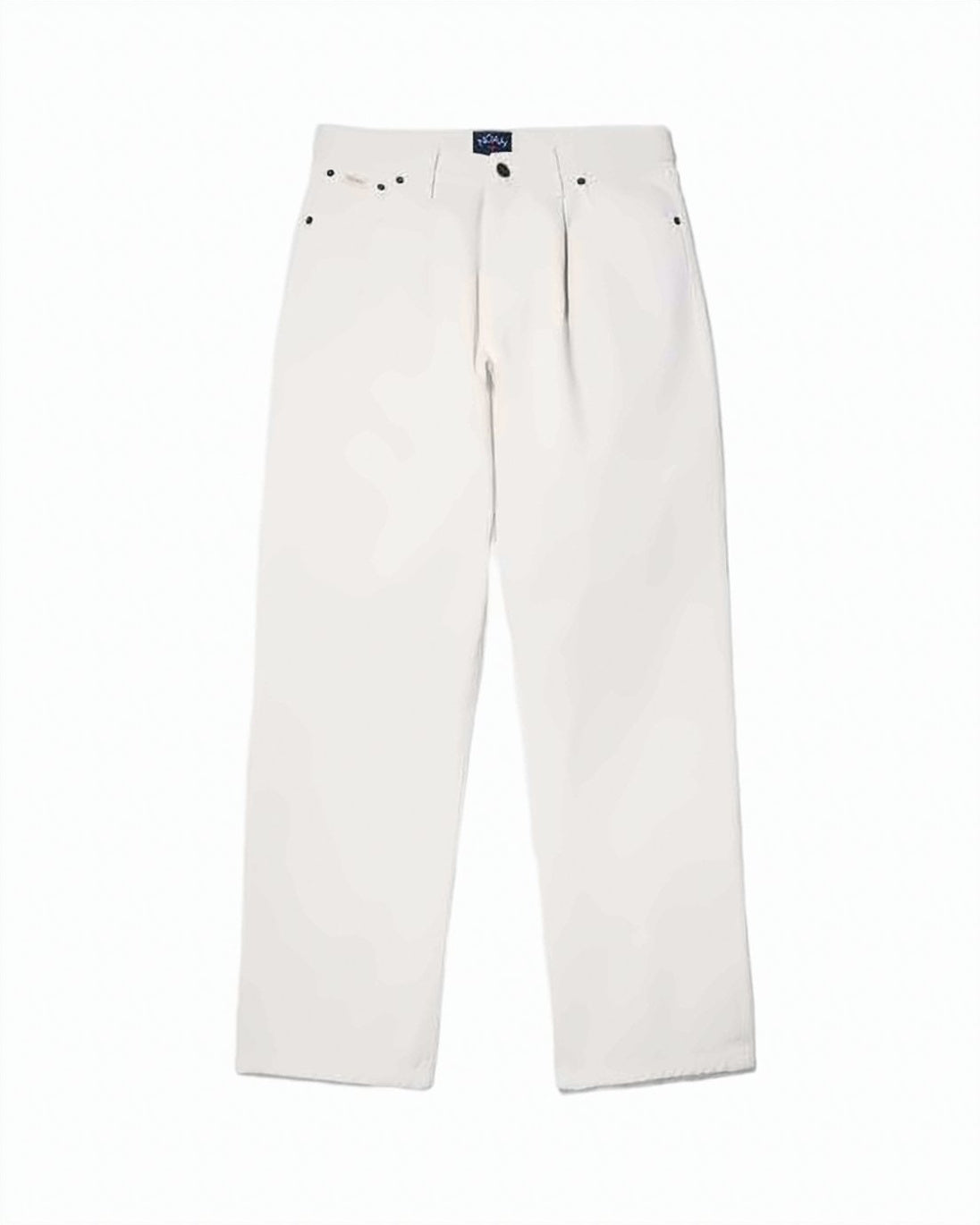 Straight-Leg Pants with Classic Five-Pocket Design