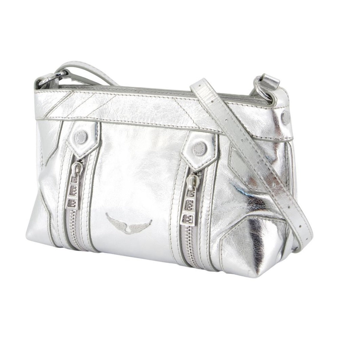 Sunny Mood Crossbody - Leather - Silver