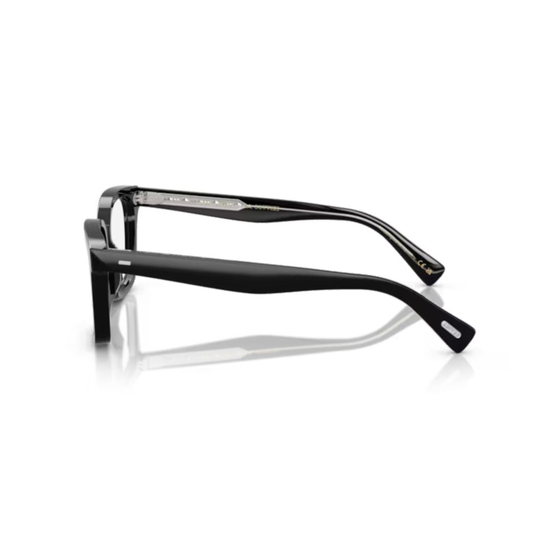 0ov5568u Classic Black Square Frame Eyeglasses