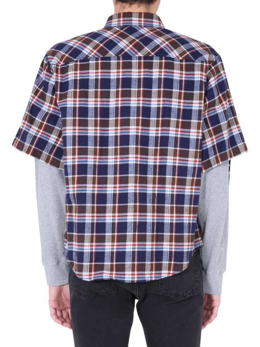 Double-Sleeve Casual Shirt With Classic Collar