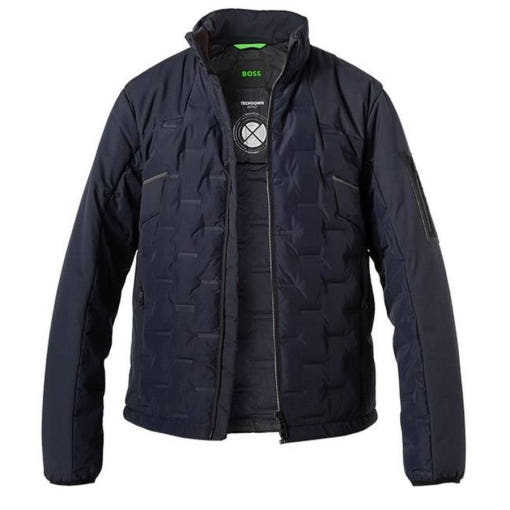 Quilted High Collar Casual Jacket with Zippered Pockets