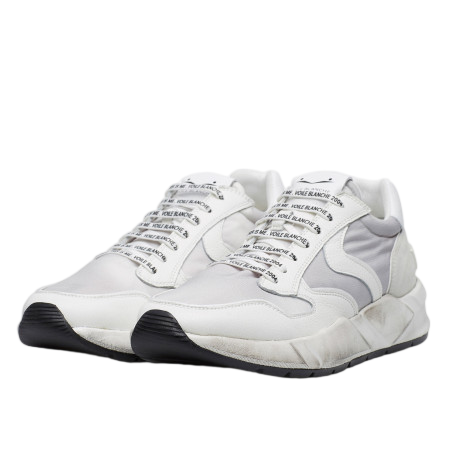Tumbled Calfskin and Suede Sneakers