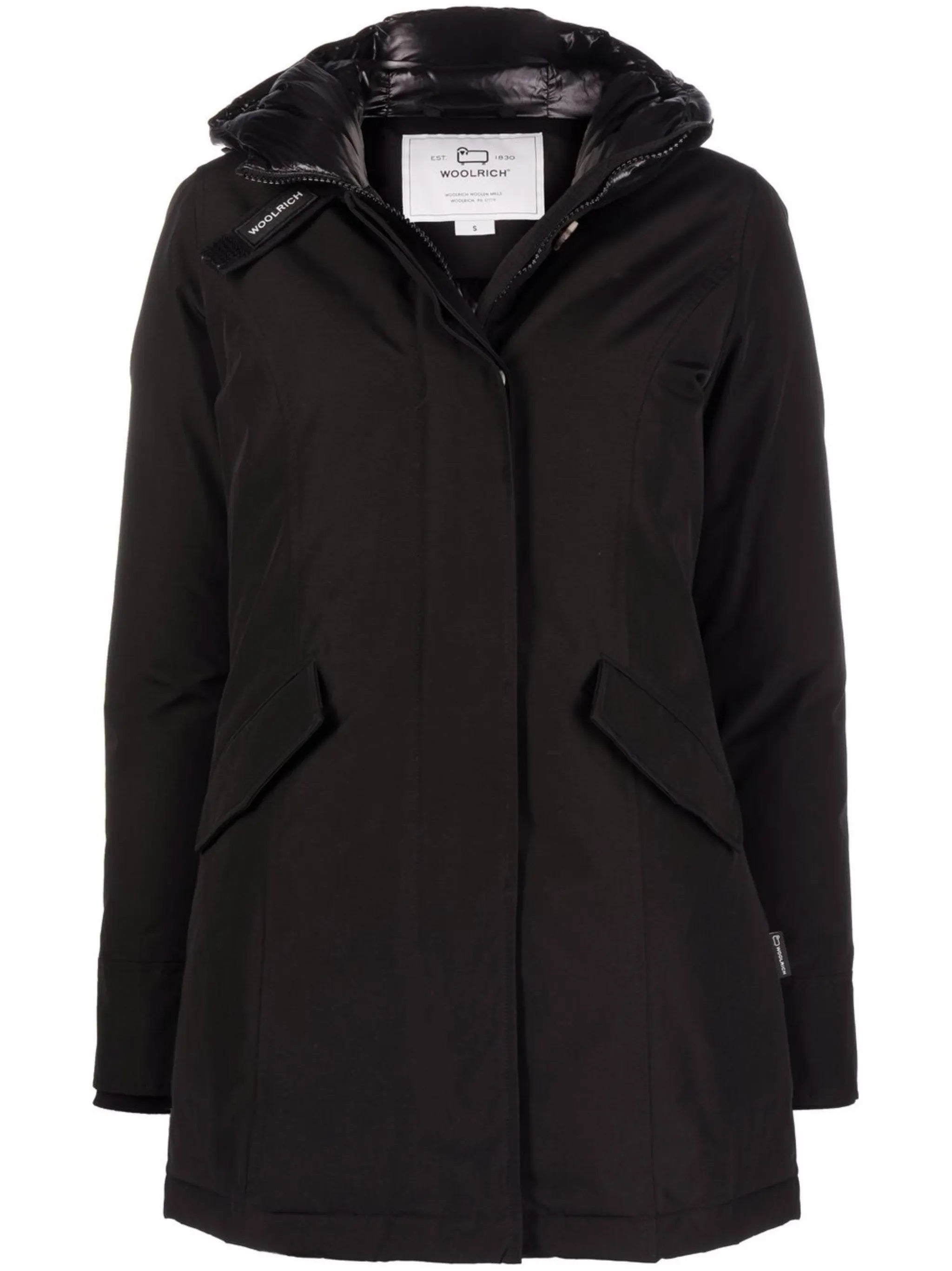 Black Arctic Slim-Fit Down Parka