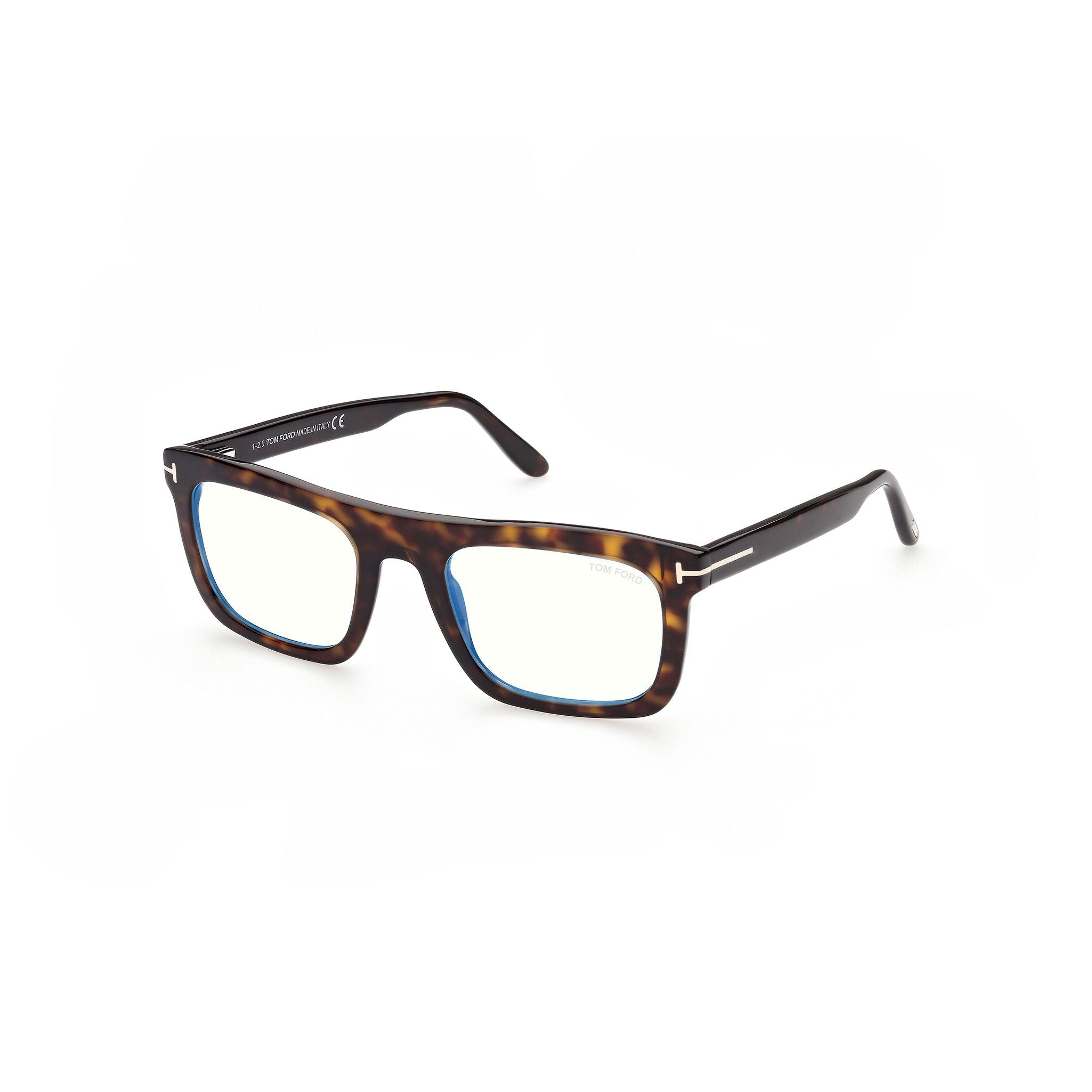 Ft5757-B Rectangular Tortoiseshell Acetate Eyeglasses