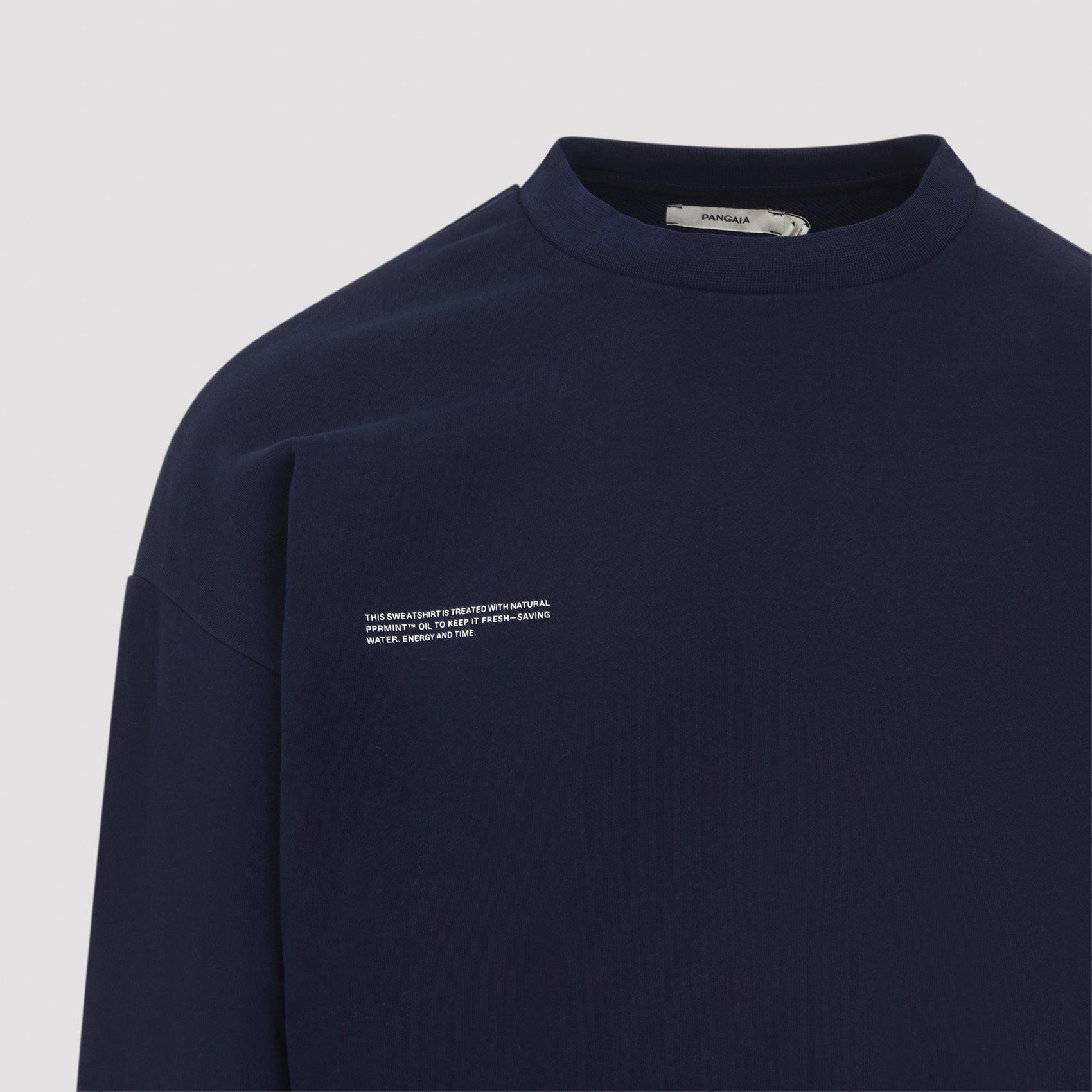 Relaxed Fit Dark Navy Cotton Sweatshirt