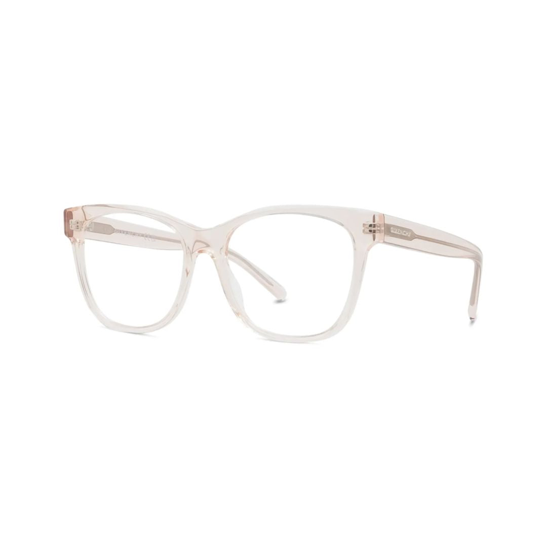 Gv50027i Translucent Square Eyeglasses with Slim Temples