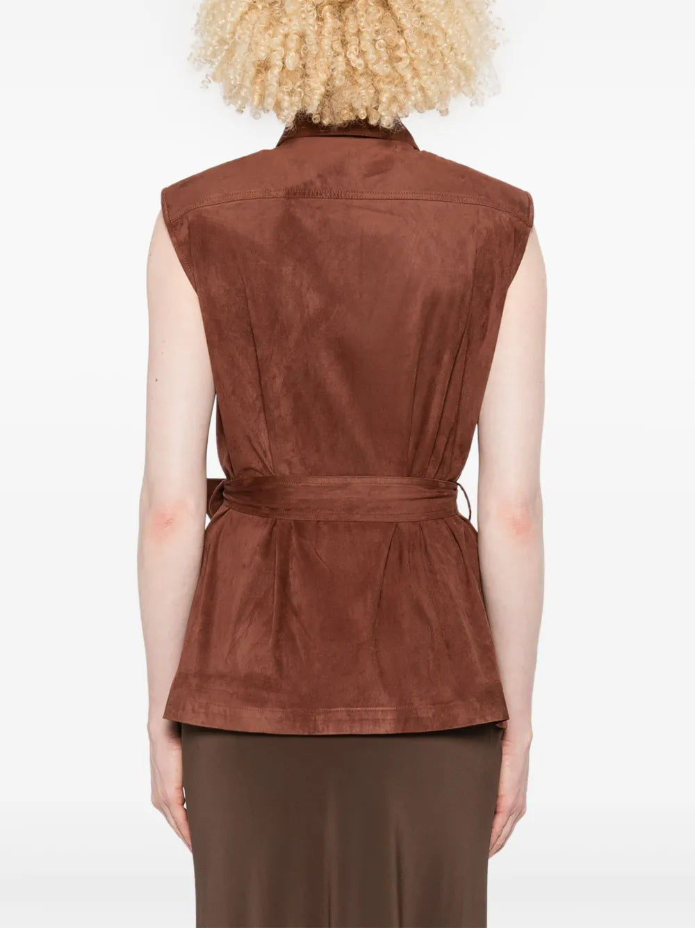 Tailored Sleeveless Gilet With Minimalist Design