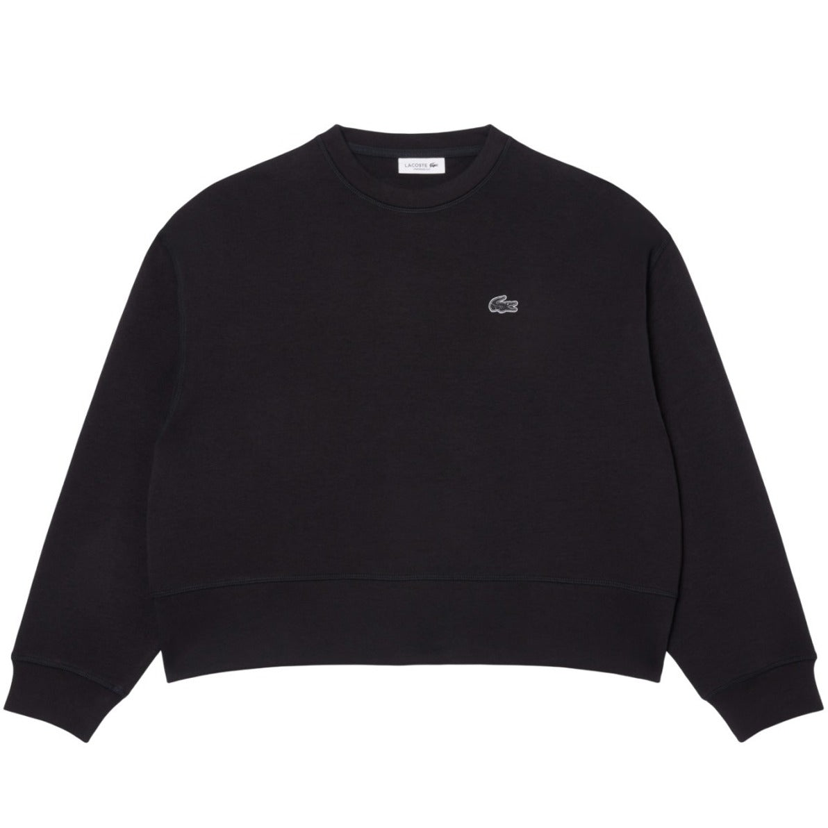 Oversized Black Sweatshirt With Design