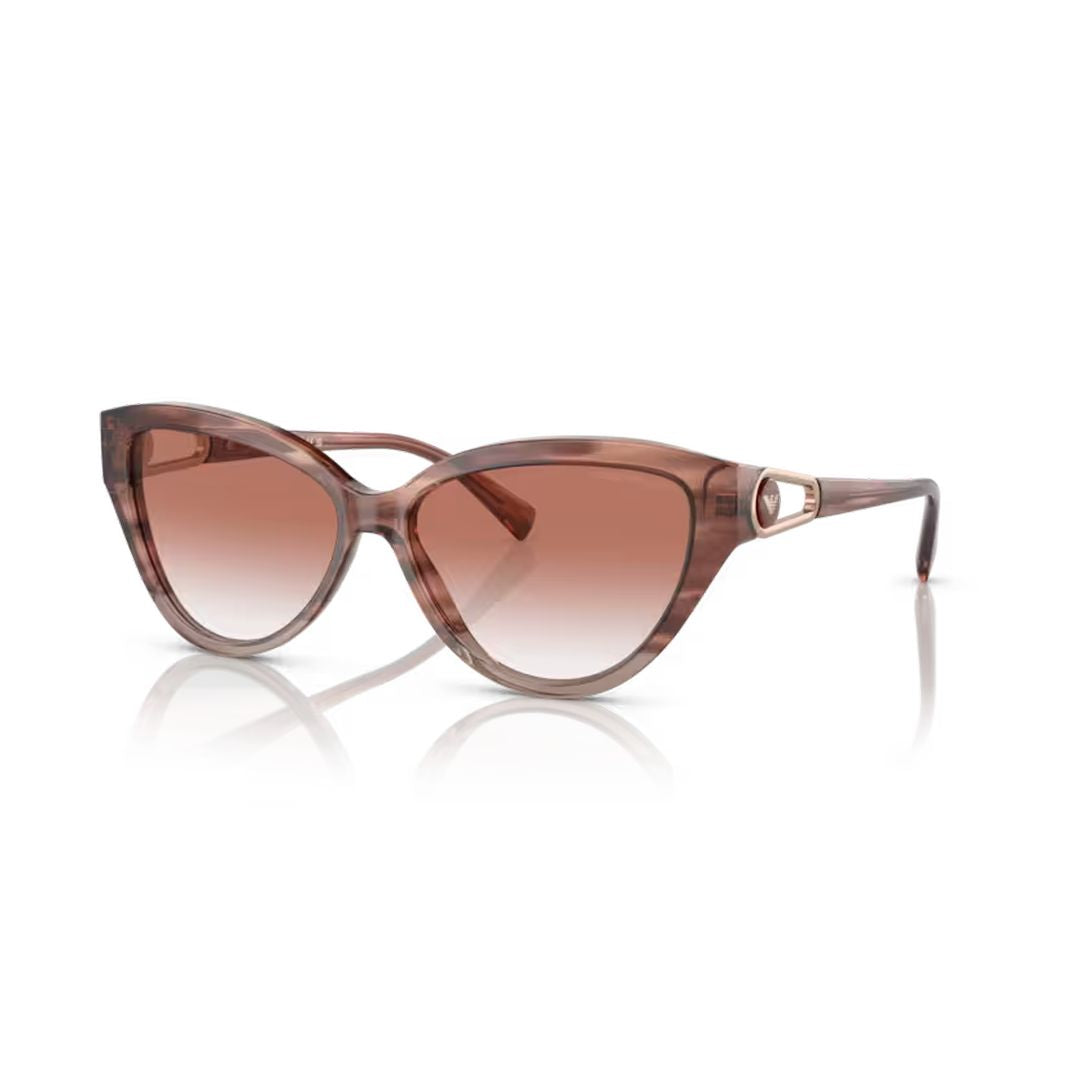 4192 Sole Cat-Eye Sunglasses with Translucent Brown Acetate