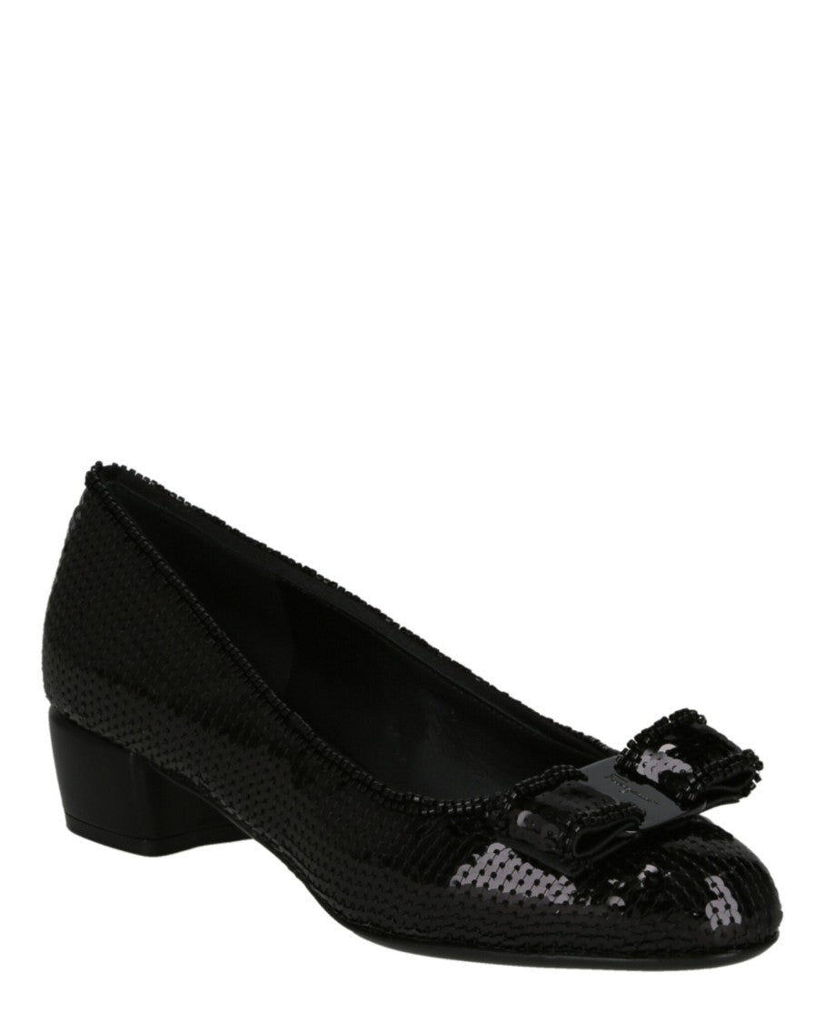 Vara Bow Sequin Pumps