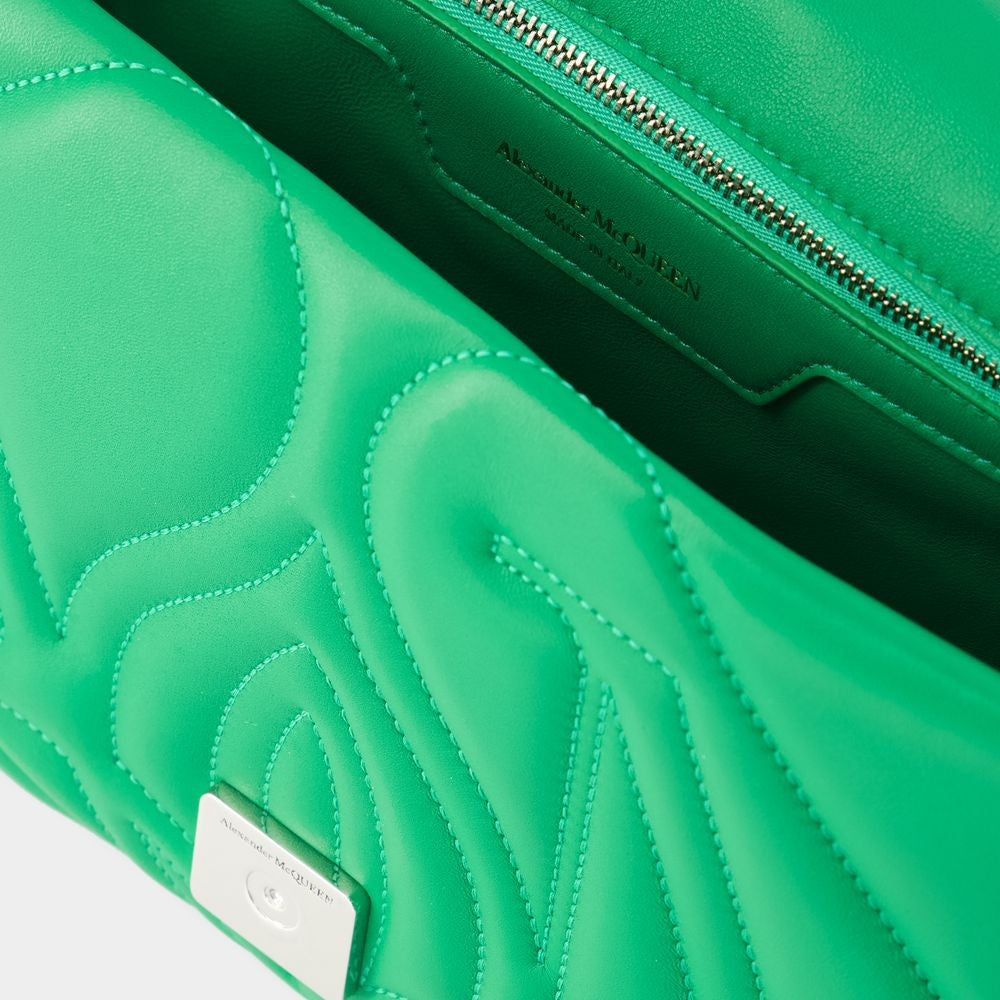 The Seal Crossbody Bag - Leather - Green
