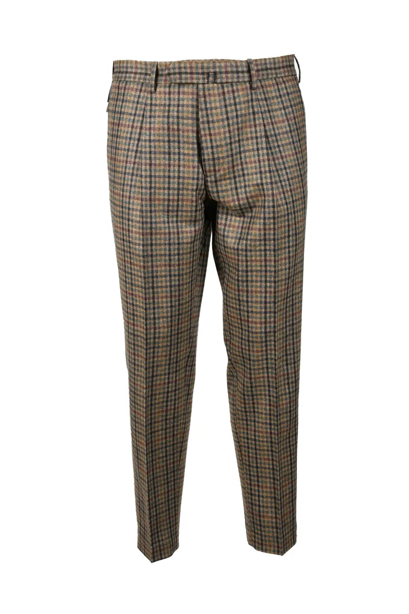 Wool Trousers - Brown