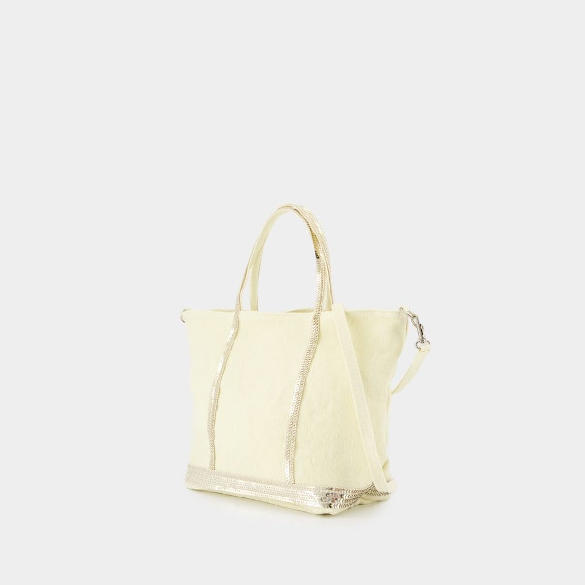 Cabas S Shopper Bag - Linen - Yellow