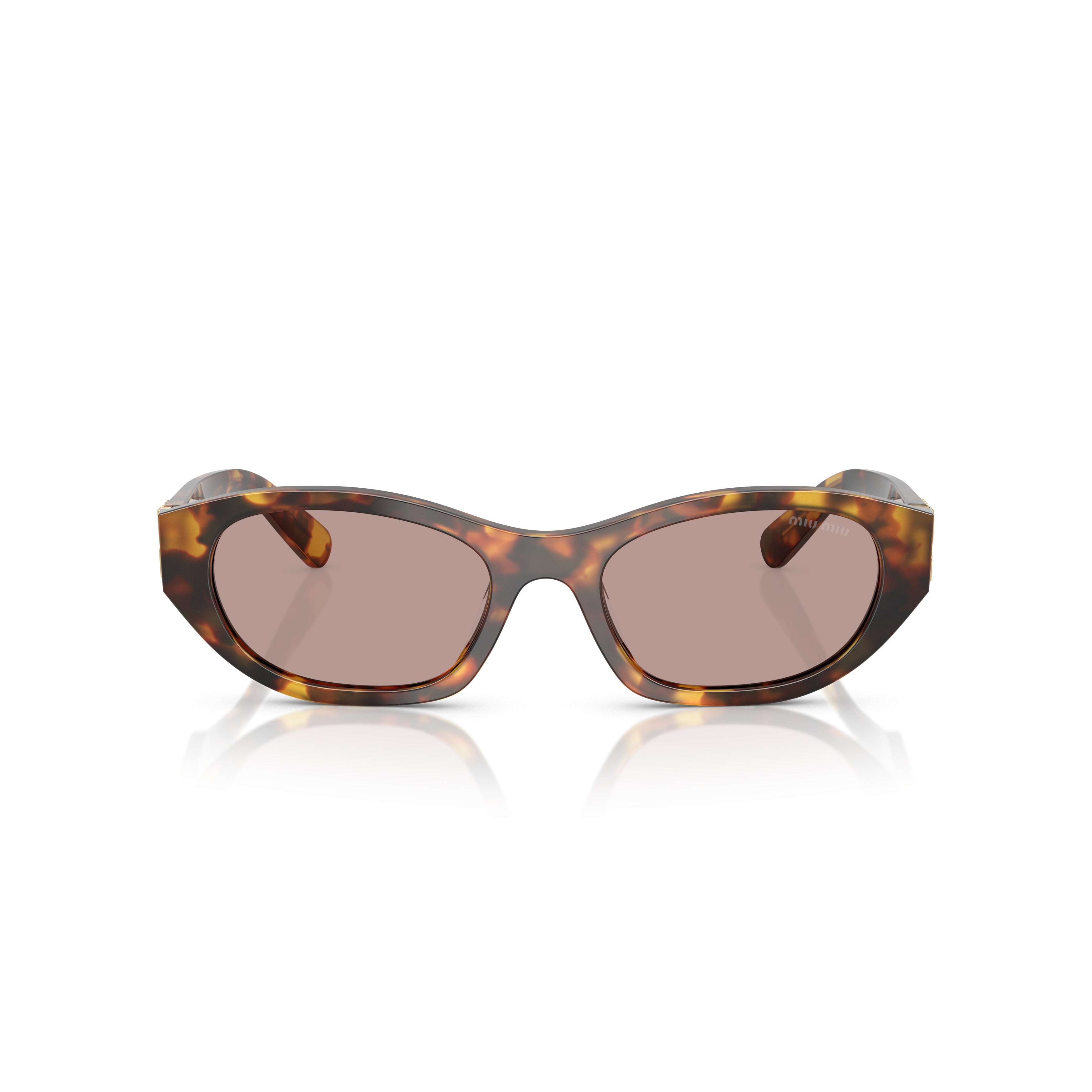 0mu A03s Tortoiseshell Oval Frame Sunglasses